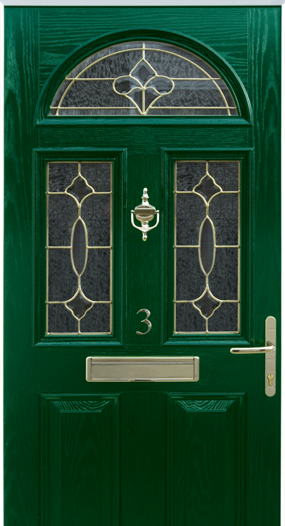 green composite door